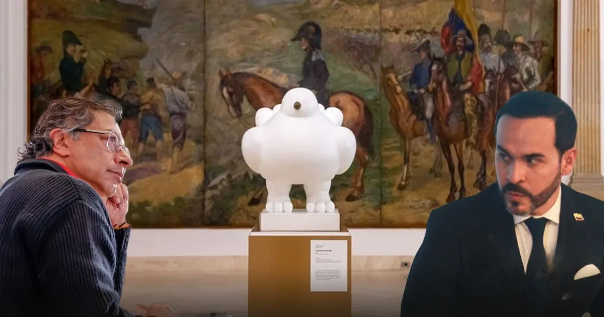 La 'Paloma' de Botero regresa al Museo Nacional por orden de la Presidencia