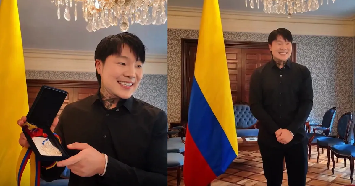 La Cancillería orientó al influencer Zion Hwang sobre su trámite de nacionalidad, por instrucción del presidente De la Espriella