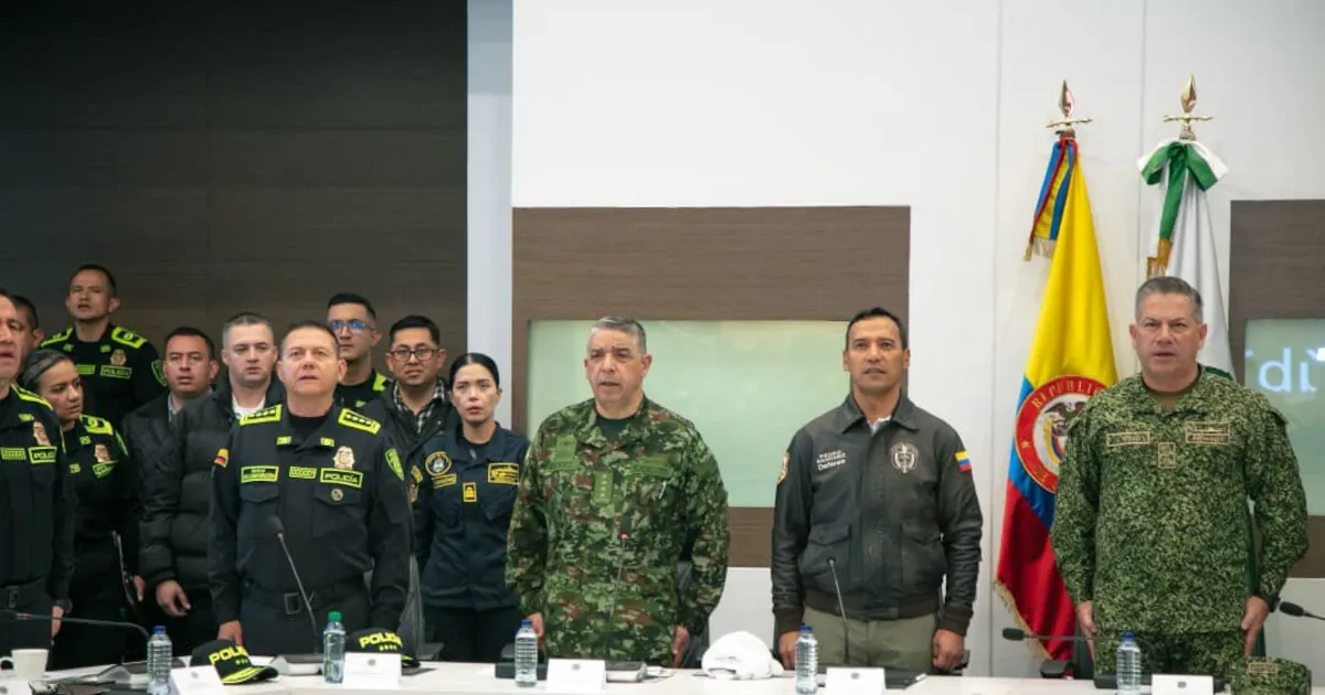 Ministro de Defensa y Ejército instalan PMU para elecciones 2026