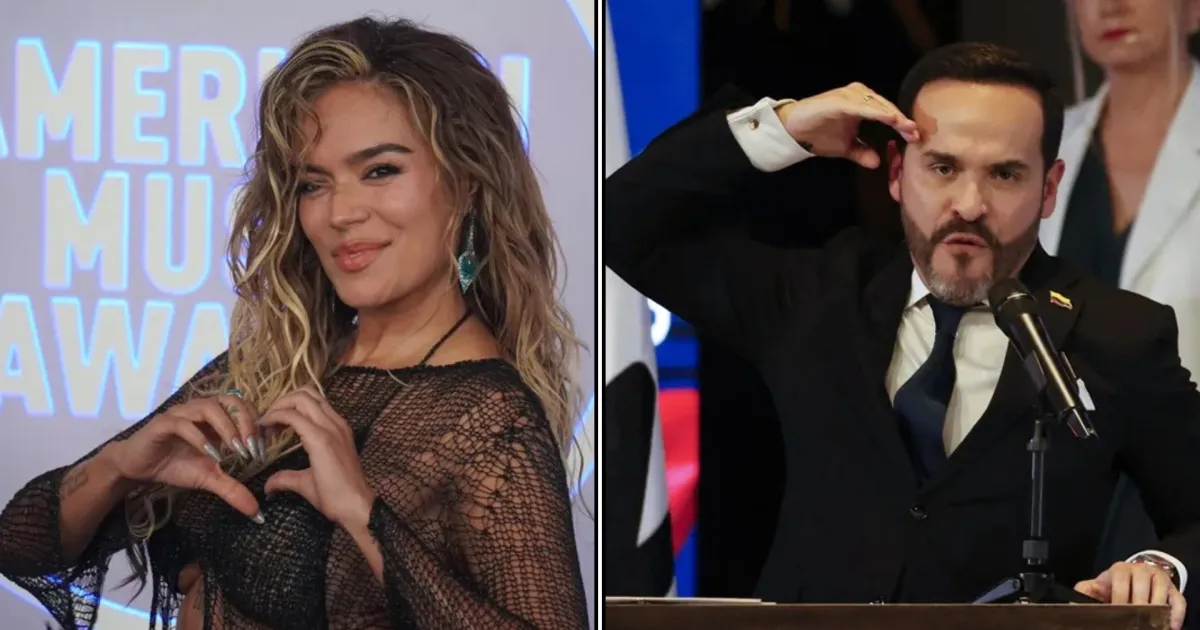 Karol G le escribió al presidente electo Abelardo de la Espriella y le advirtió que el poder no es un trofeo