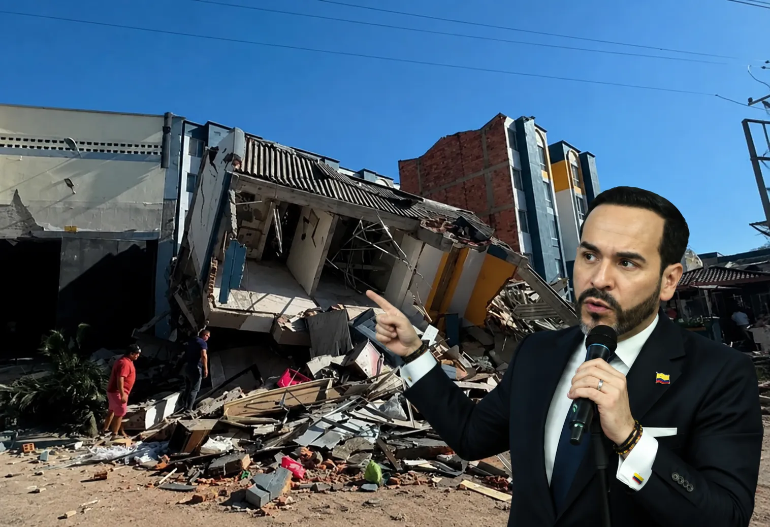 Gobierno de Abelardo De La Espriella declara emergencia económica tras terremoto de magnitud 7.4