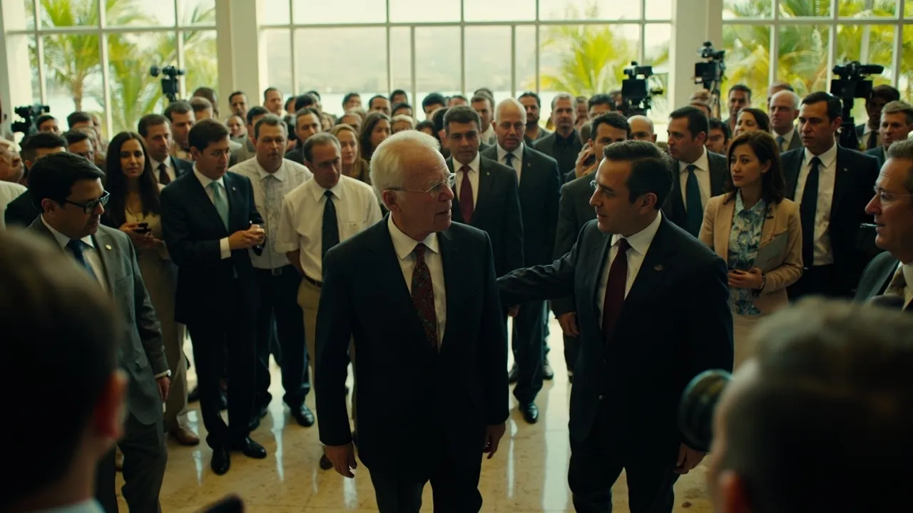 Senador estadounidense Bernie Moreno visitó en Barranquilla al presidente electo Abelardo De La Espriella