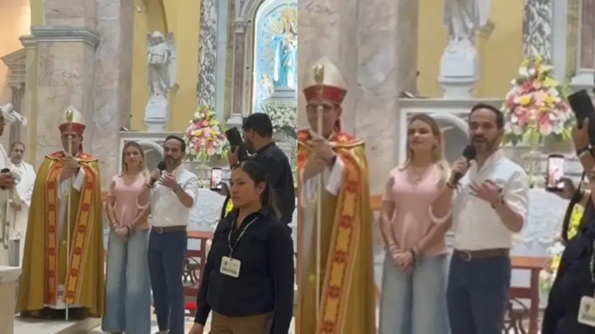 Presidente electo Abelardo De la Espriella llega a Riohacha y visita la catedral en el inicio de su agenda por las regiones