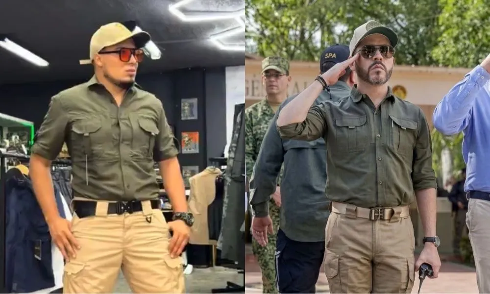 Un emprendedor colombiano lanza una línea de ropa inspirada en el estilo del presidente Abelardo de la Espriella