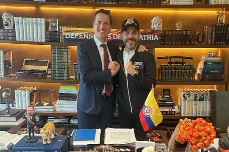 De la Espriella habló con Trump y recibió varias visitas en su primer día como presidente electo