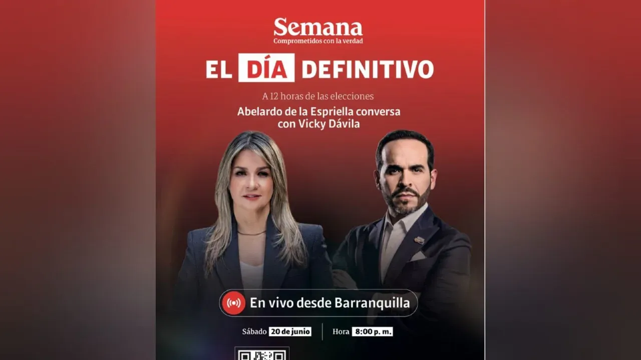 Abelardo De La Espriella cierra la jornada electoral con entrevista en vivo en SEMANA desde Barranquilla