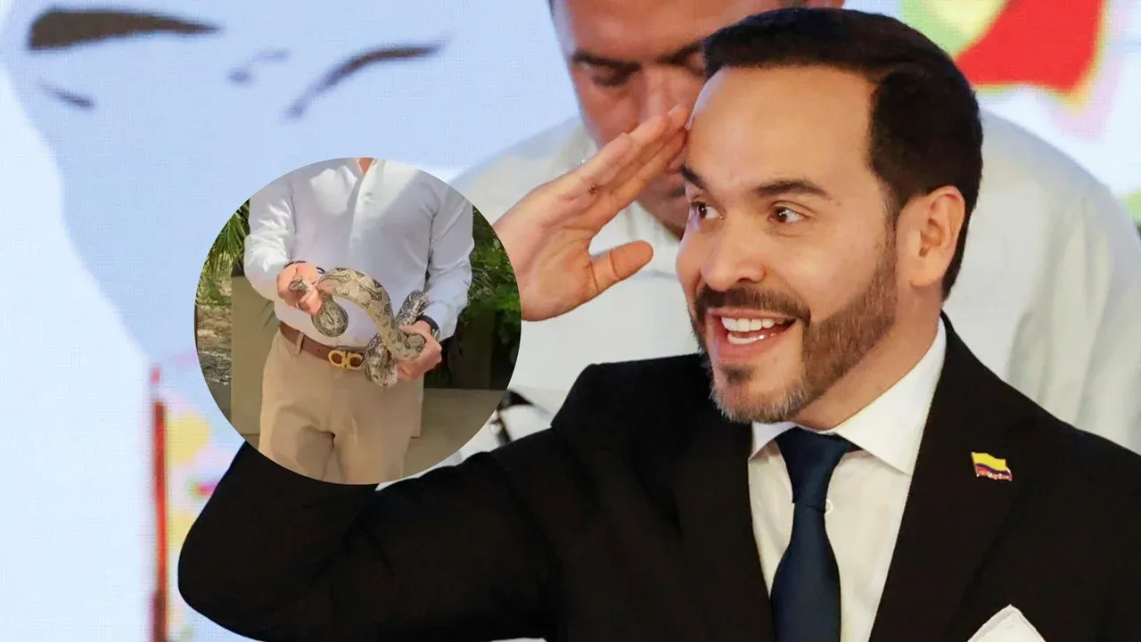 De La Espriella publica un video con una serpiente en el patio de su casa