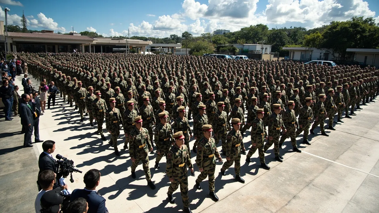 Fuerzas Militares y Policía realizan en Cali el primer ensayo del reconocimiento de tropas que presidirá De La Espriella