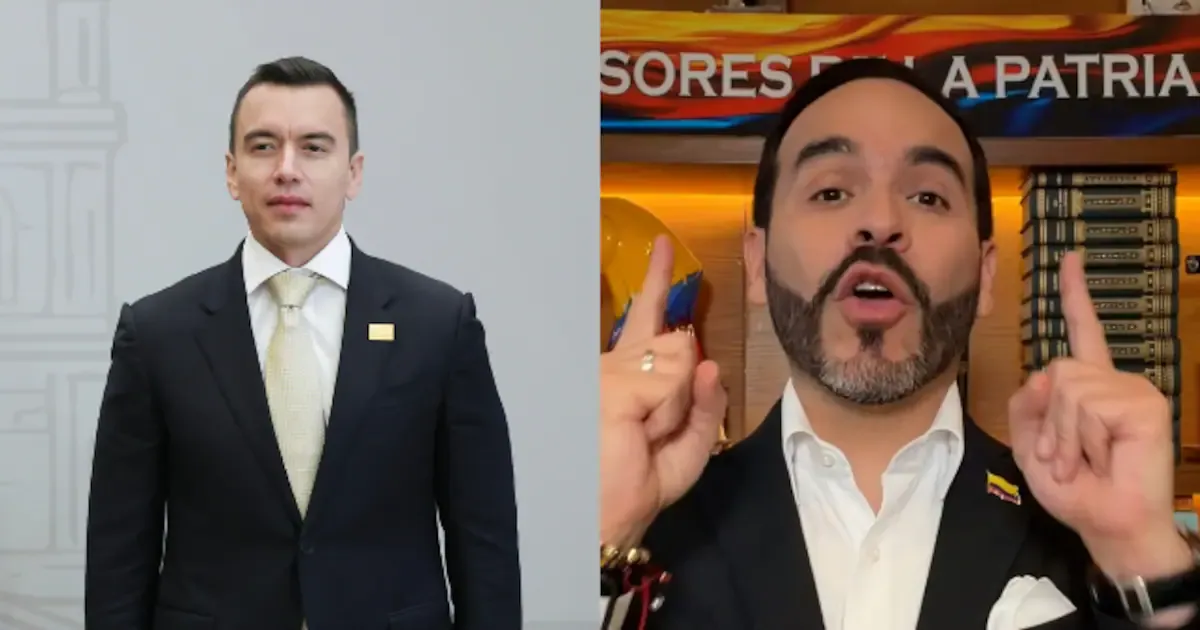Daniel Noboa confirma su asistencia a la posesión de Abelardo de la Espriella en Cali