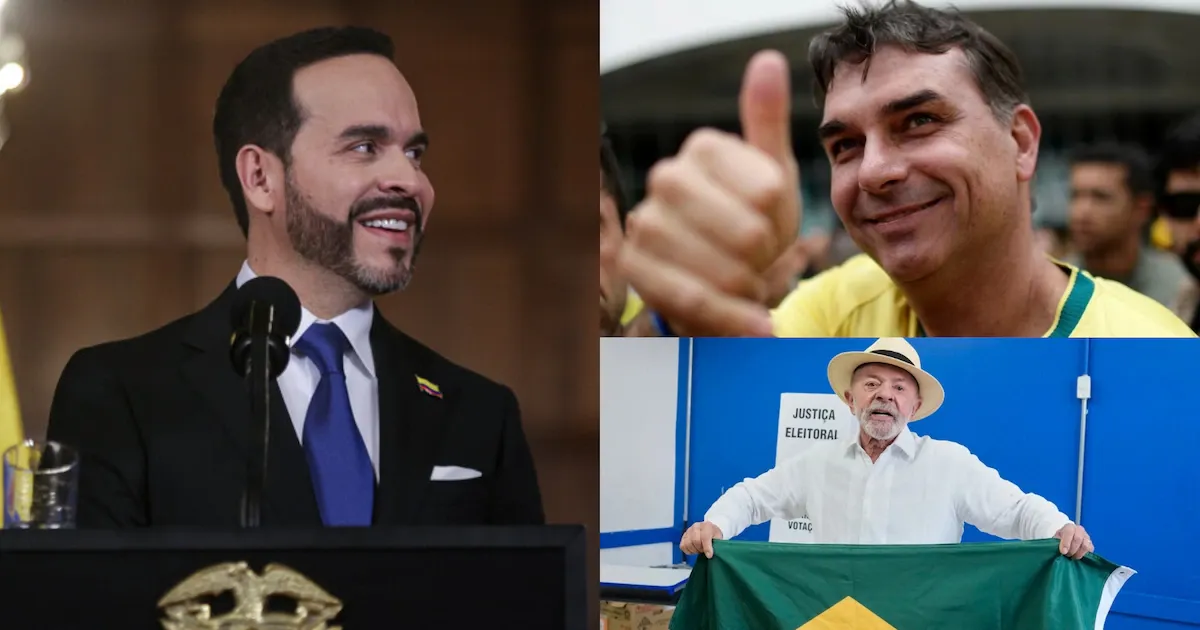 De La Espriella y el uribismo celebran la ventaja de Flávio Bolsonaro sobre Lula en Brasil
