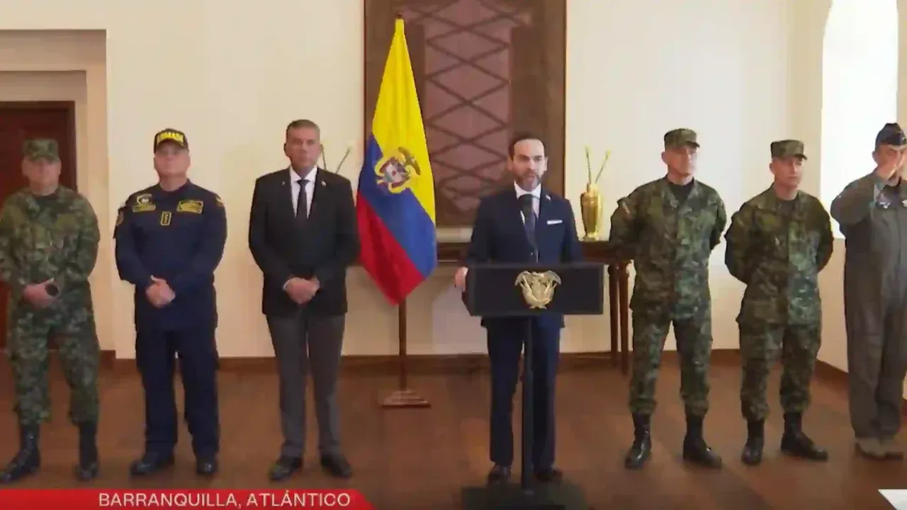 Presidente Abelardo de la Espriella presenta la nueva cúpula militar desde Barranquilla