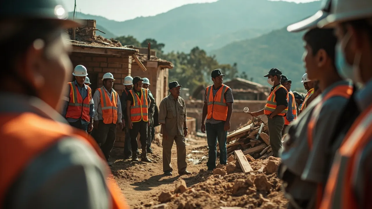 El Gobierno activa un plan con el sector privado para reconstruir viviendas tras el terremoto