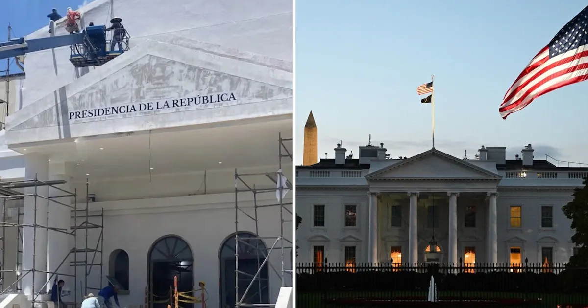 Oposición critica la sede presidencial de De la Espriella en Barranquilla por su parecido con la Casa Blanca