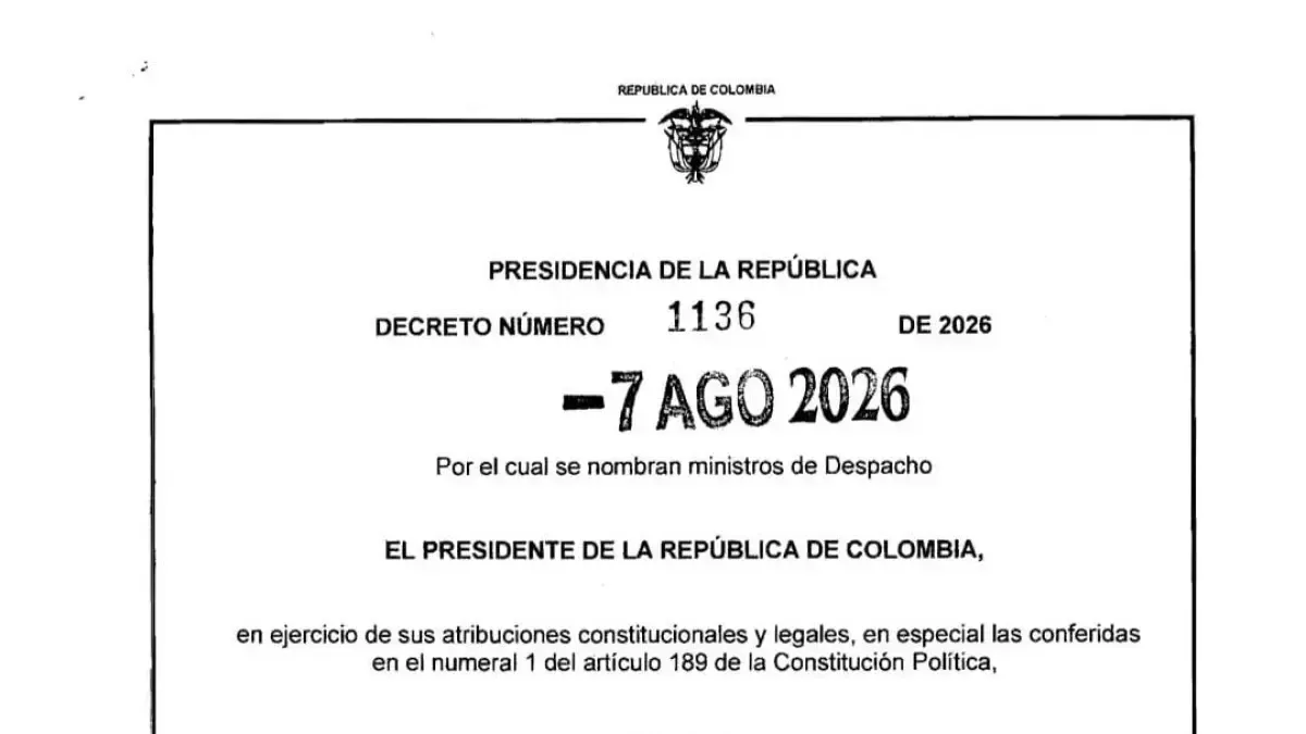 Abelardo de la Espriella firmó sus primeros decretos y posesionó gabinete en su primer día como presidente