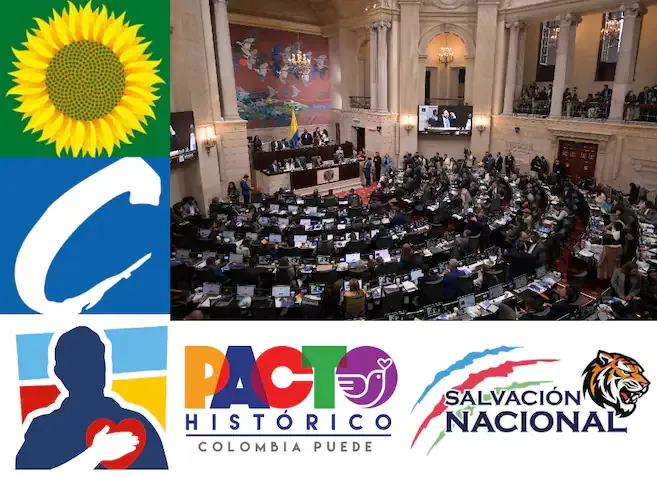 Colombia llega a 21 partidos con personería jurídica en el inicio del nuevo Congreso