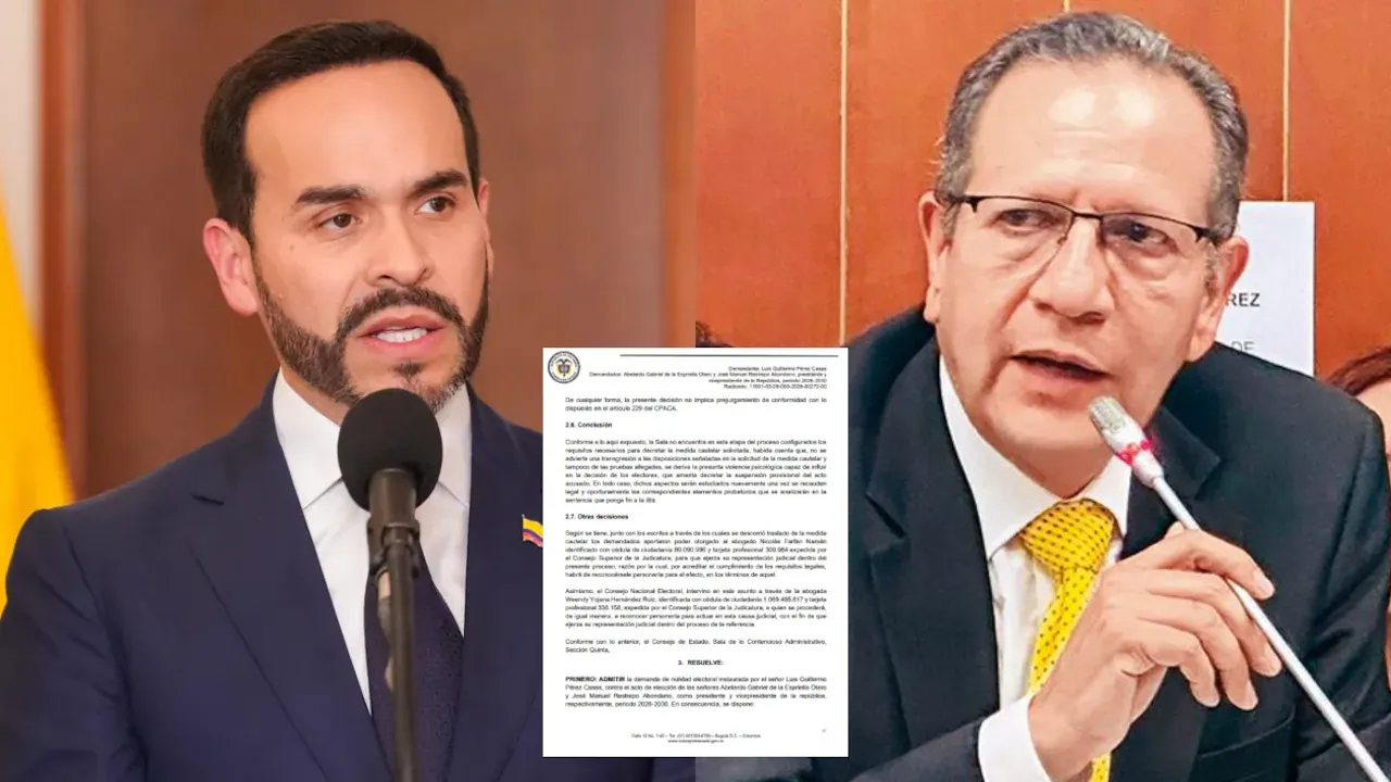 Consejo de Estado admite nueva demanda contra la elección de Abelardo De La Espriella