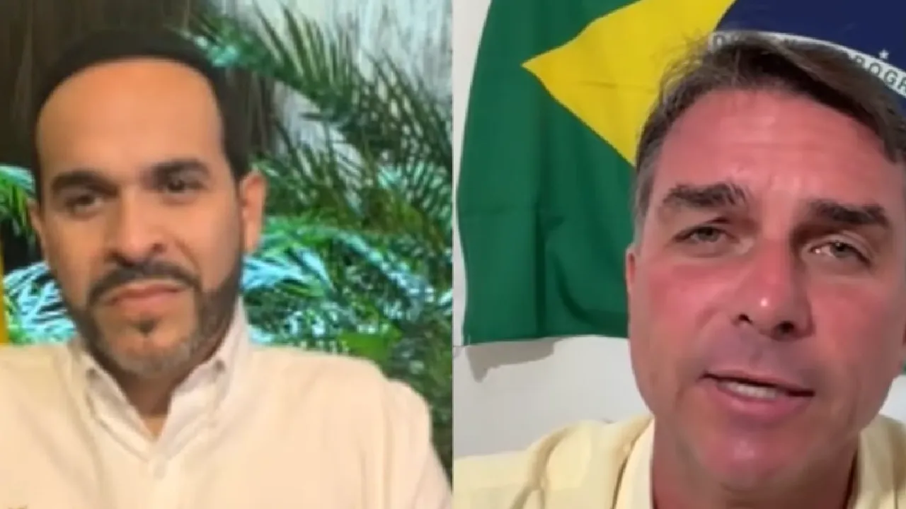 Flávio Bolsonaro invita a Abelardo de la Espriella a Brasil para hablar de seguridad