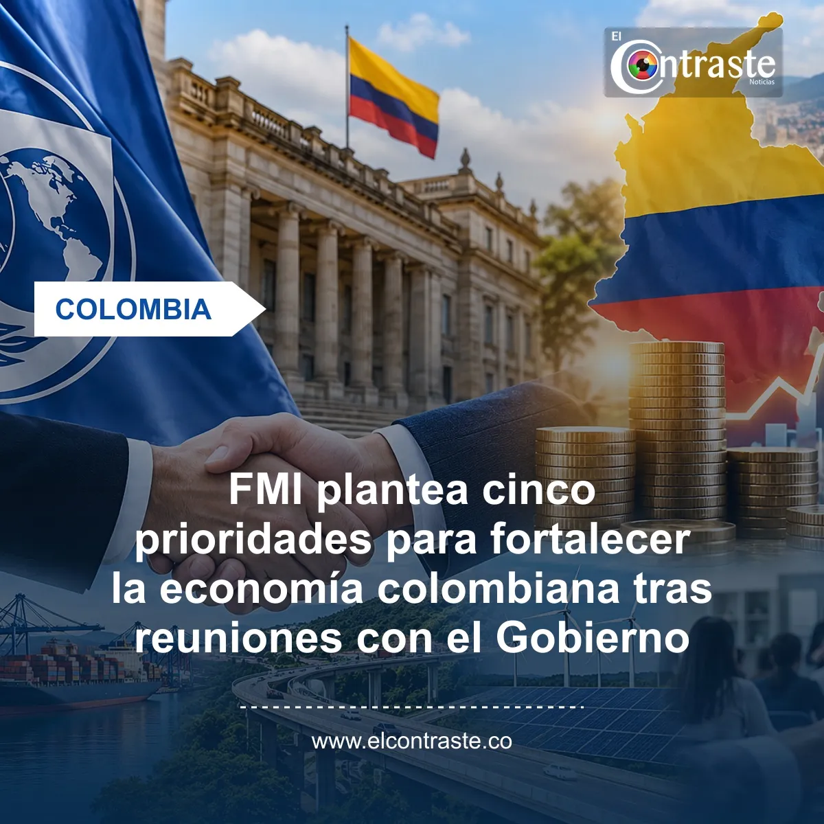 El FMI plantea cinco prioridades para la economía colombiana tras reuniones con el Gobierno