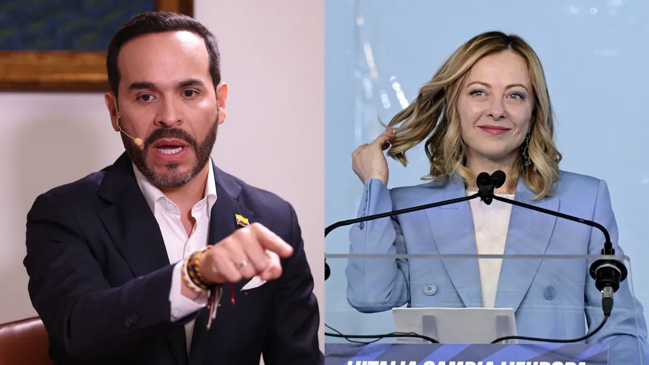 La primera ministra italiana Meloni envió un mensaje al presidente De La Espriella