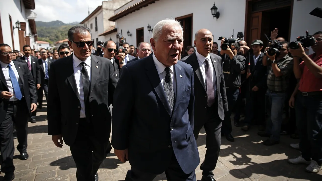 El gobernador de Antioquia recibió al presidente electo Abelardo De La Espriella en San Pedro de los Milagros