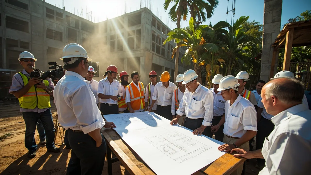 Gobernador Eduardo Verano coordina las obras de la sede presidencial de Abelardo de la Espriella en el Atlántico
