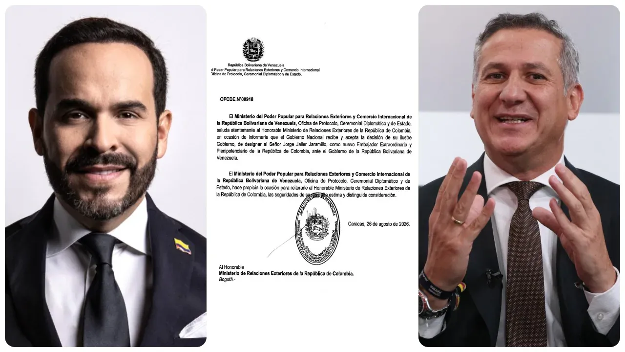 Venezuela concede el beneplácito al embajador de Colombia designado por De La Espriella