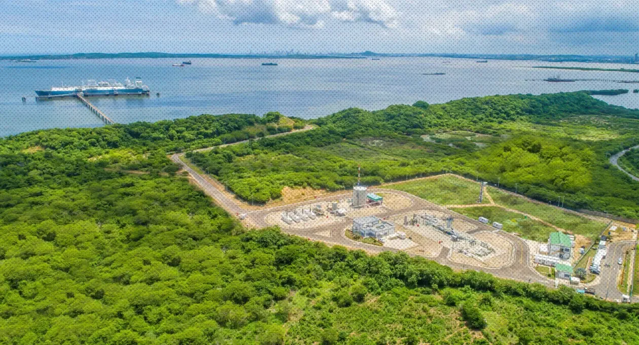 Racionamiento de gas en Colombia por falla en la terminal de importación
