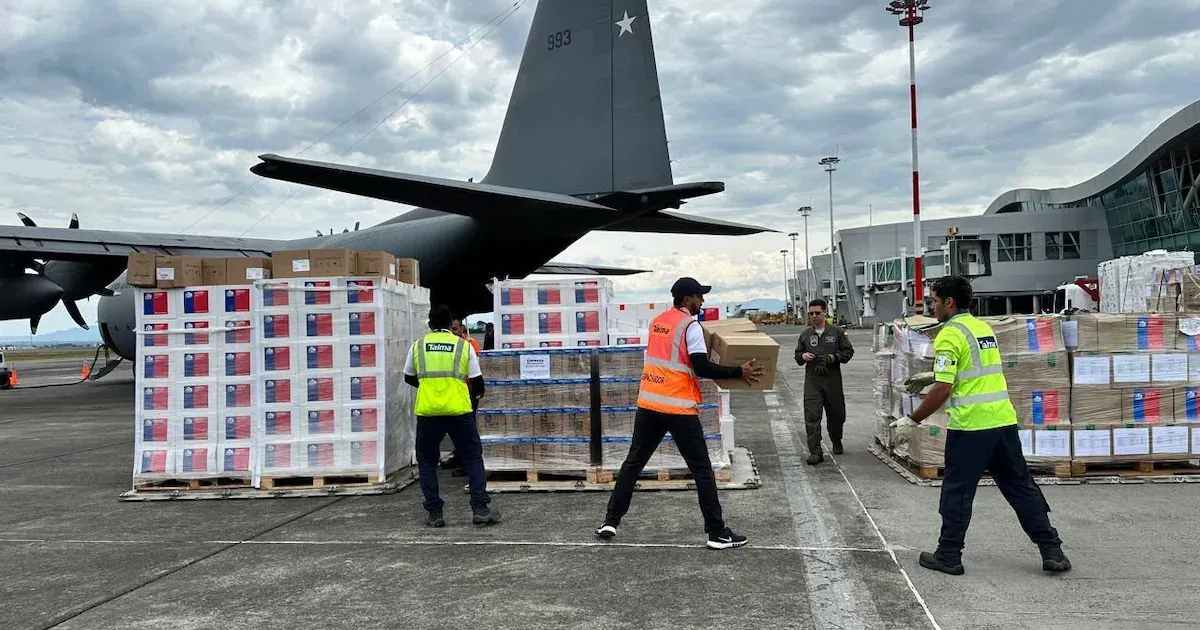 Chile envía ayuda humanitaria a Colombia para atender emergencia por incendios forestales