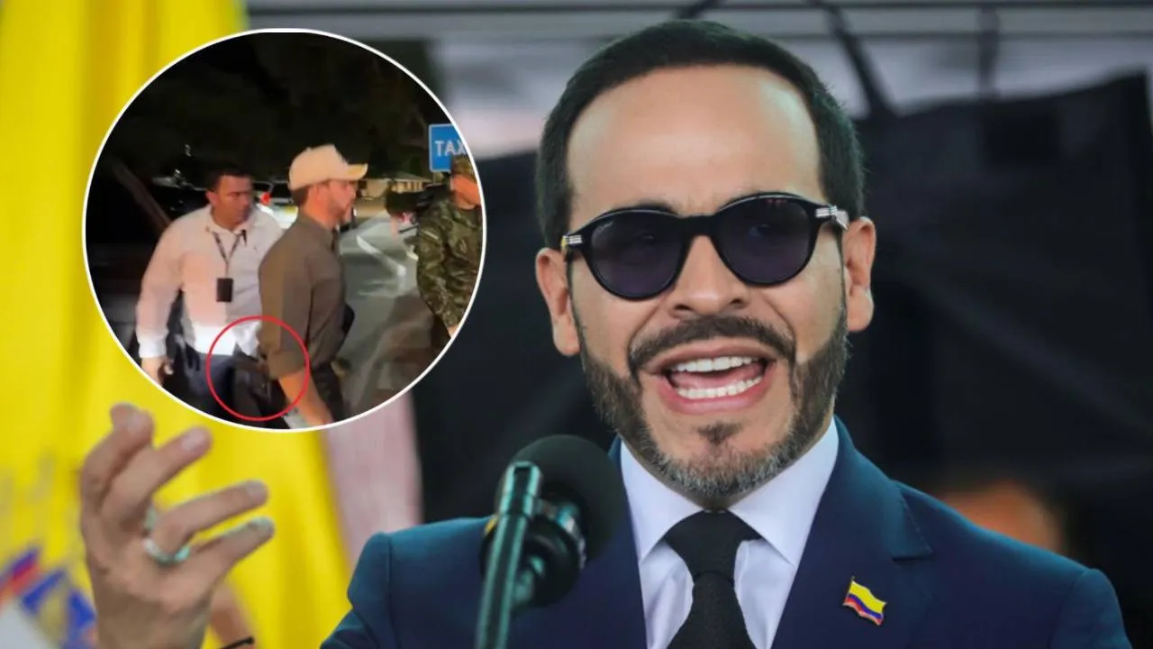 Ministro del Interior defiende al presidente De la Espriella tras portar un arma en Santa Marta
