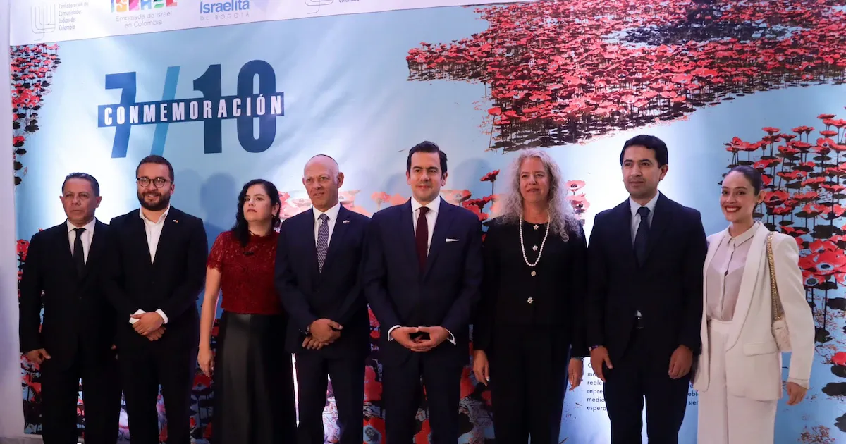 Gobierno colombiano acompañó a la comunidad judía en la conmemoración del 7 de octubre