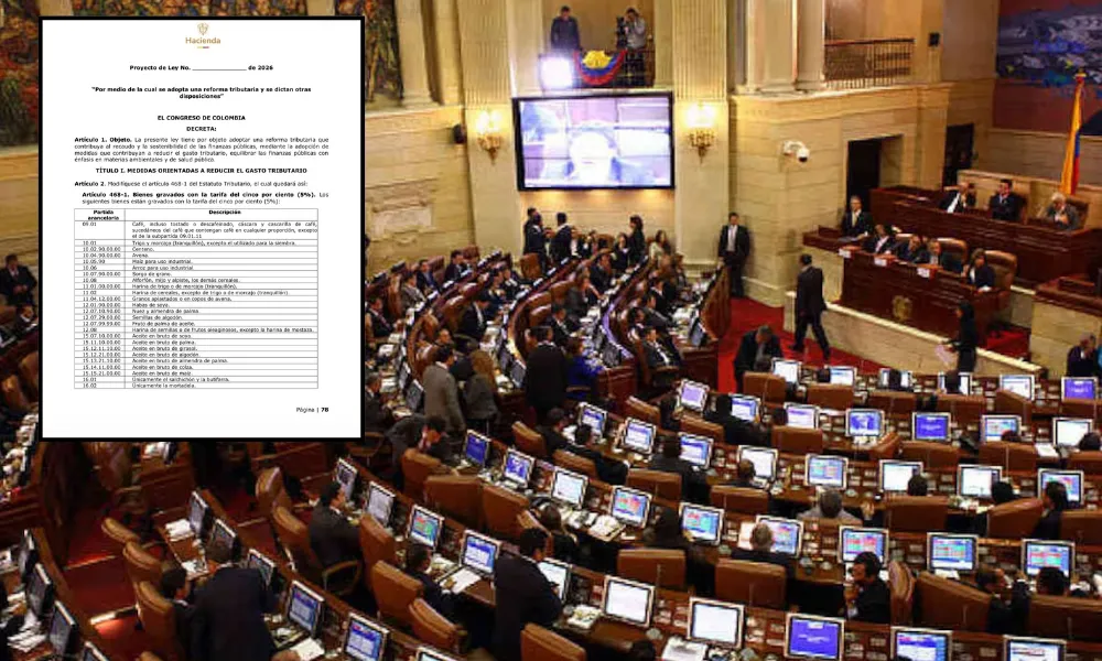 Ministerio de Hacienda radica nueva reforma tributaria ante la Cámara de Representantes