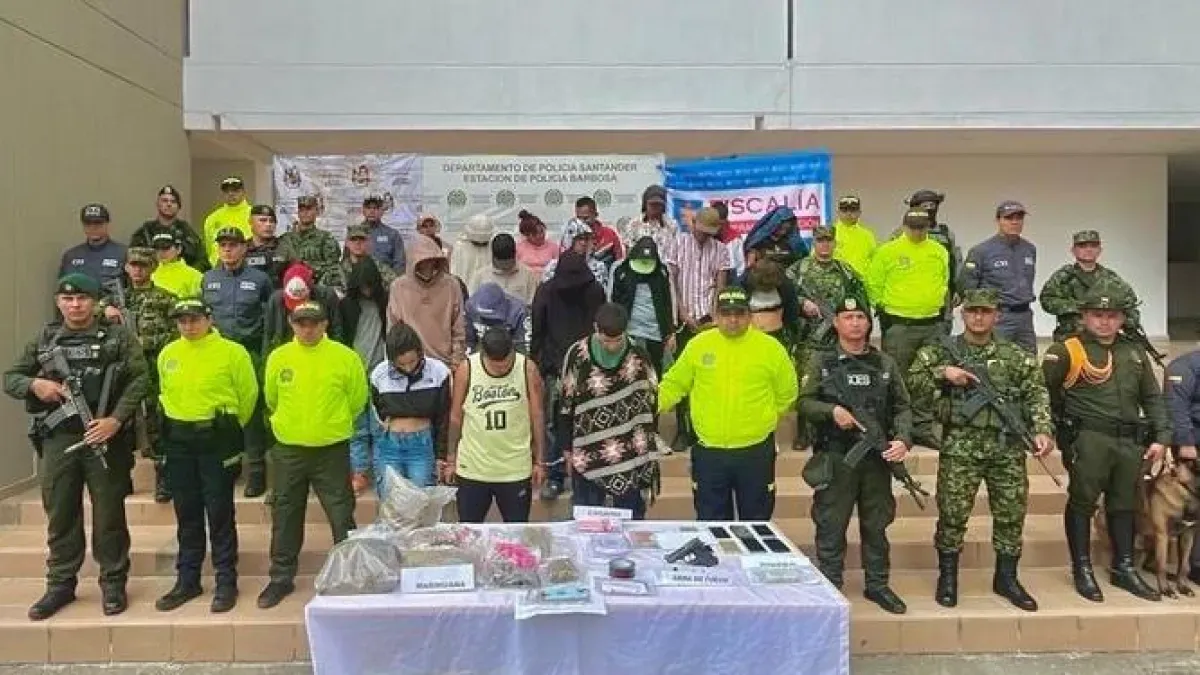 Presidente se refiere a la captura de 22 personas en operativo contra una red de narcotráfico en Santander