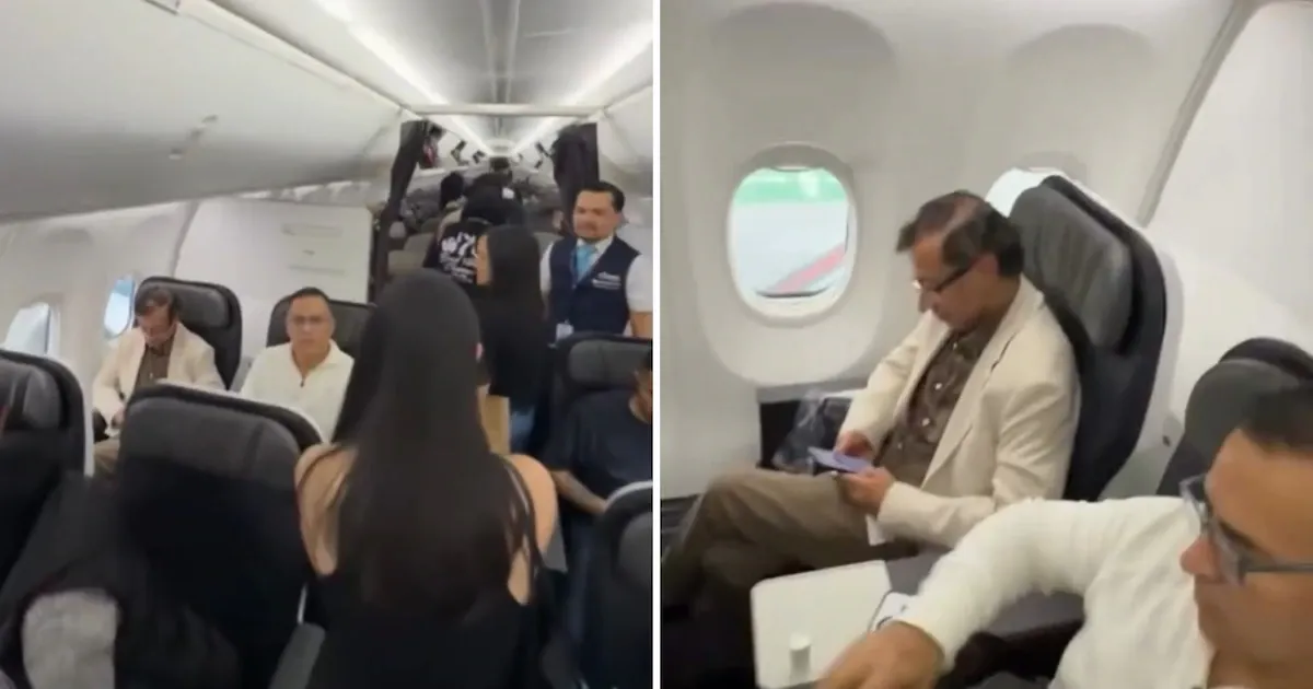 Seguidor de Abelardo de la Espriella abordó a Gustavo Petro en pleno vuelo a México