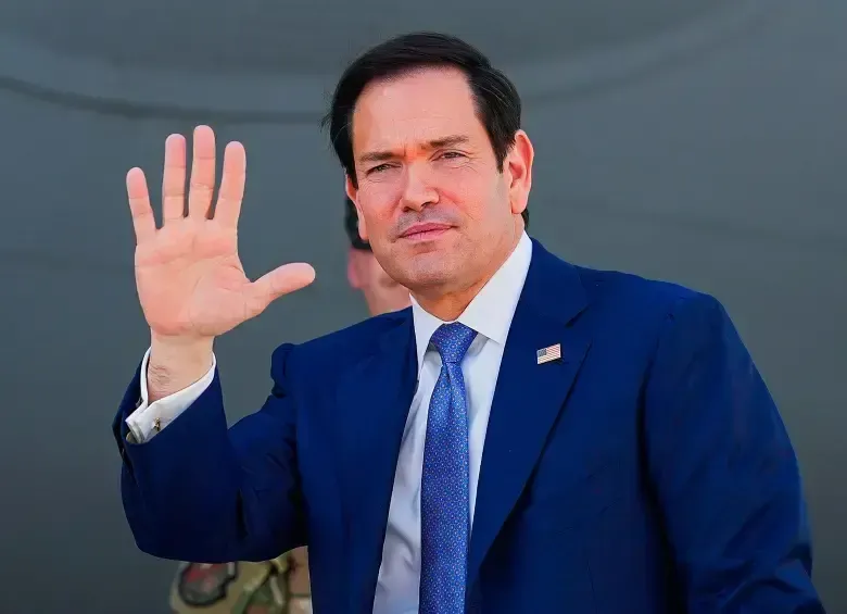 Marco Rubio llega a Colombia para el primer encuentro de alto nivel con el presidente De la Espriella