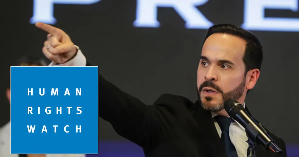 Human Rights Watch advierte al gobierno de Abelardo de la Espriella sobre cooperación con EE. UU.