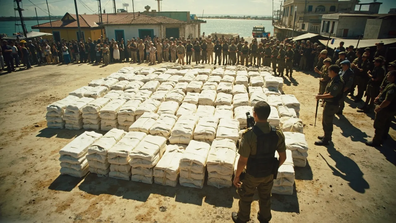 Incautan 880 kilos de cocaína en Cartagena y el presidente De la Espriella destaca el operativo