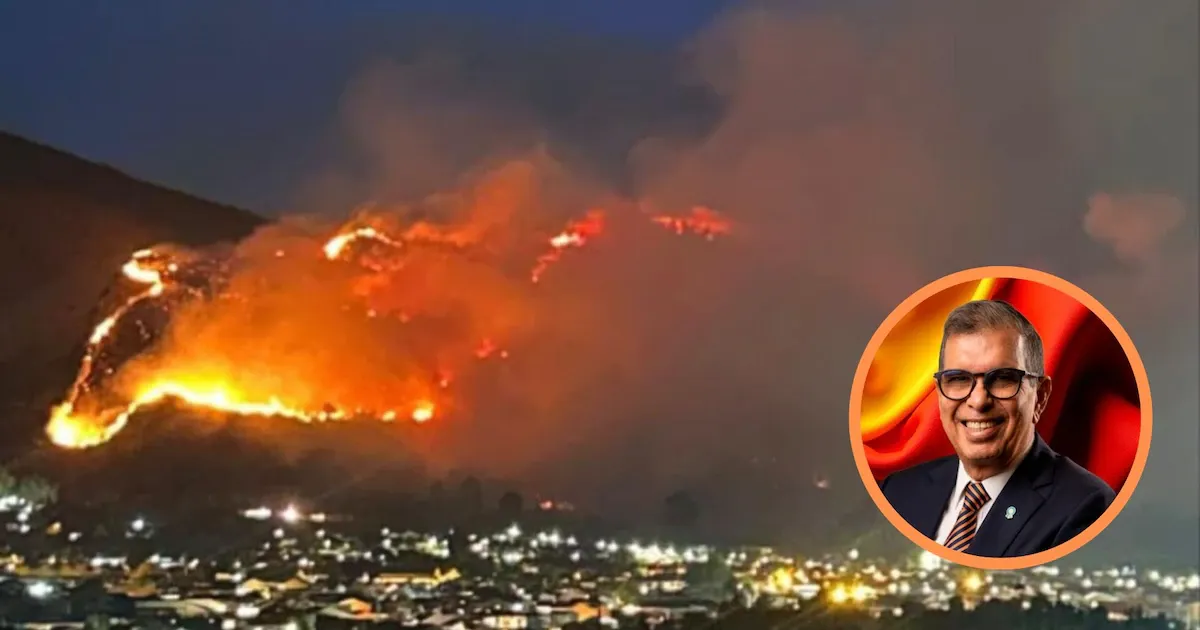 Más de 250 personas atienden incendio en Villa de Leyva, según el Ministerio de Ambiente
