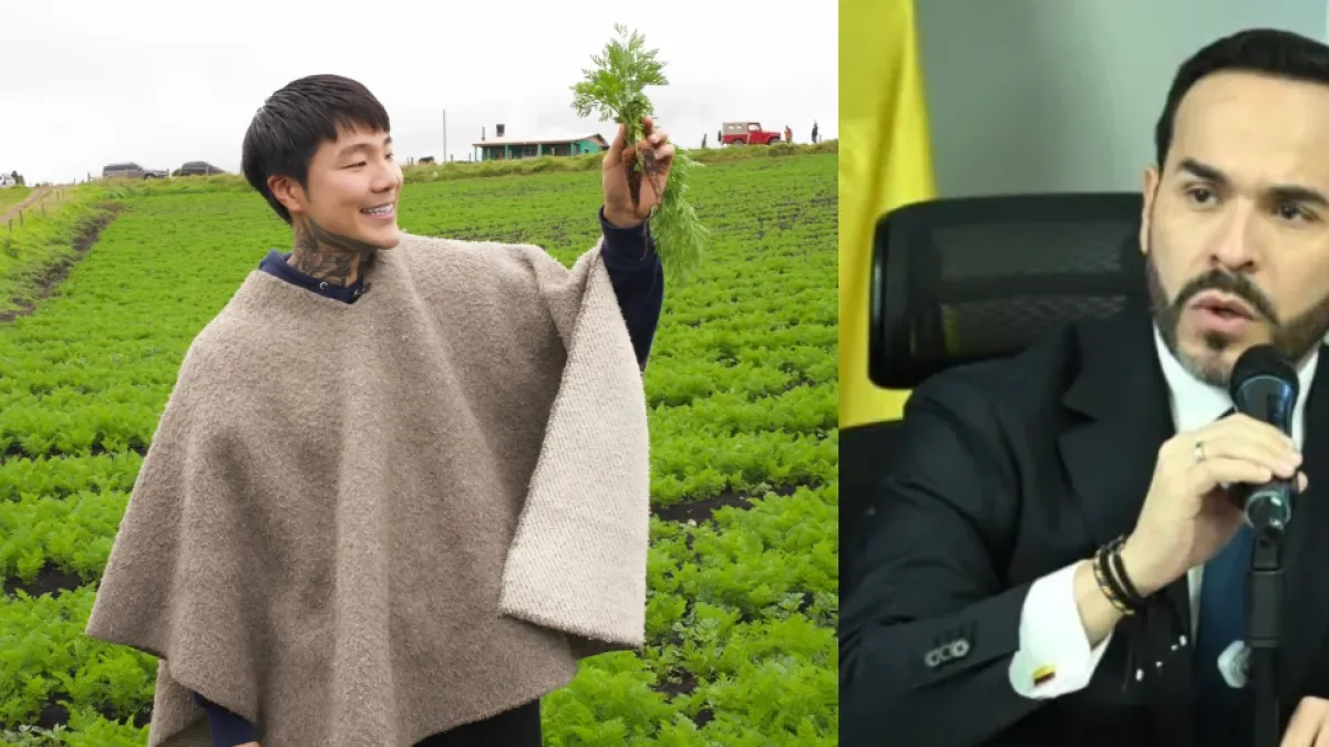 El influencer Zion Hwang pidió apoyo al presidente Abelardo De La Espriella para obtener la nacionalidad colombiana