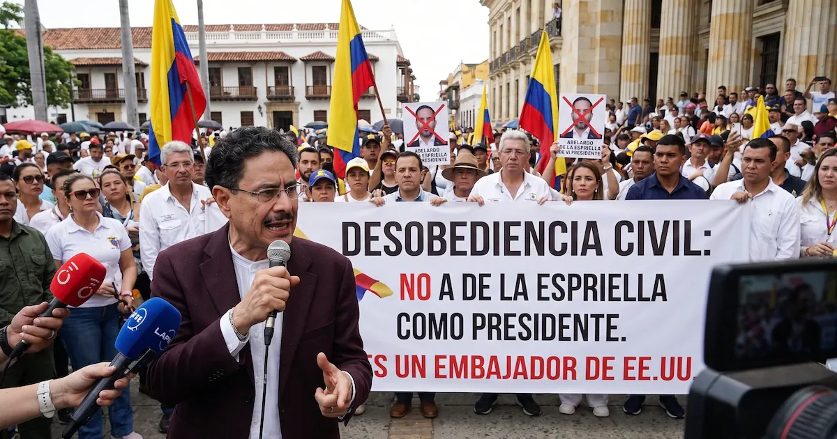 Cepeda vuelve a cuestionar la nacionalidad de Abelardo de la Espriella y lo llama “tramitador de órdenes”