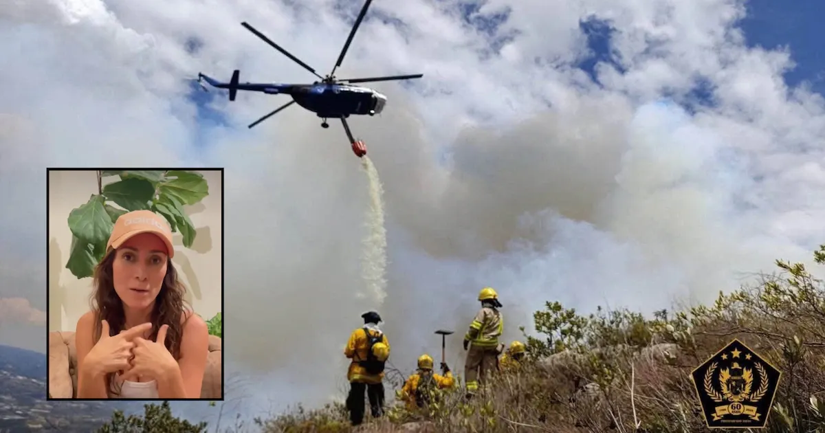 Incendios en Villa de Leyva: actriz pide ayuda al Gobierno Nacional