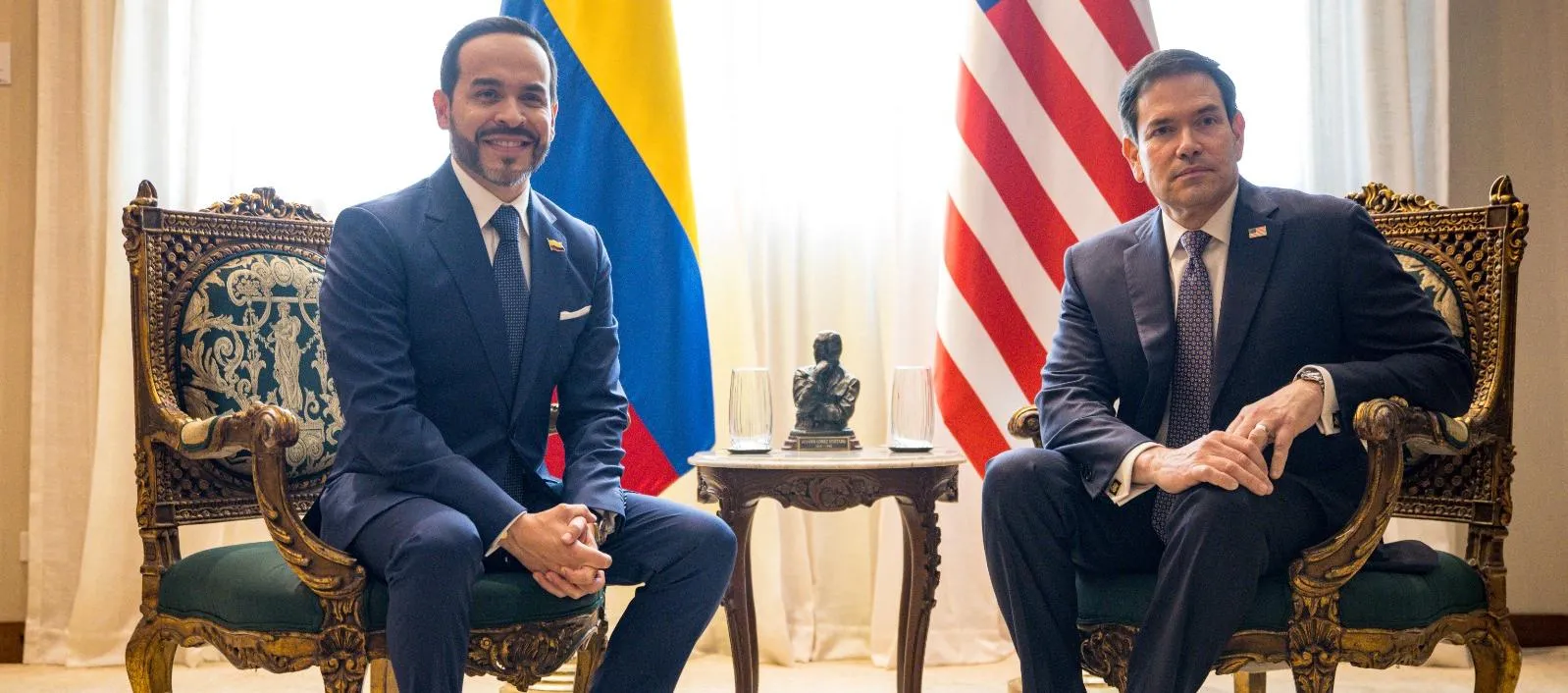 Marco Rubio bromeó con Abelardo de la Espriella: “Se volvió loco y se metió a presidente”