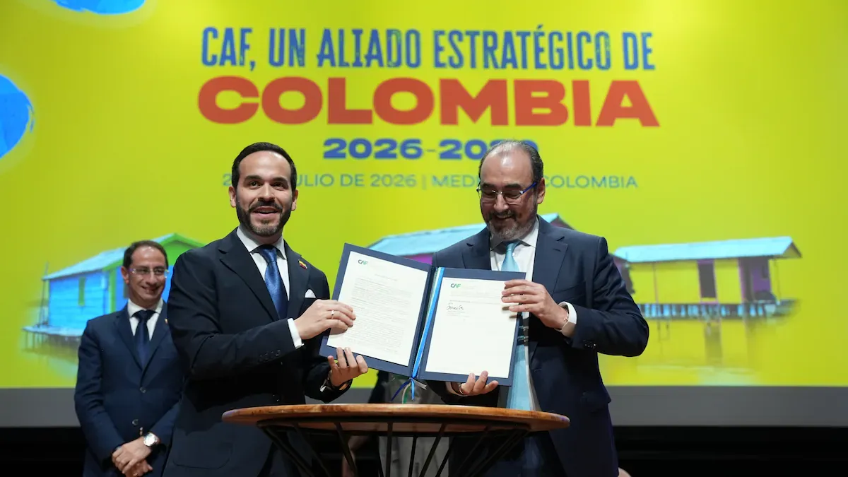 CAF destinará 9.000 millones de dólares a Colombia durante el gobierno de Abelardo de la Espriella