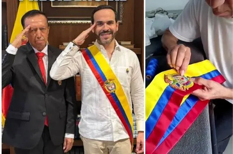 La banda presidencial que portará Abelardo de la Espriella: tradición, simbolismo y oficio colombiano