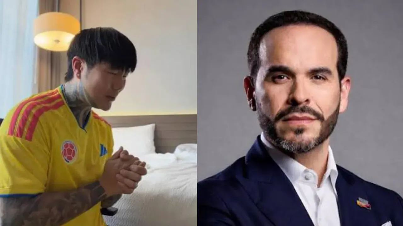 El influencer surcoreano Zion Hwang le pidió al presidente De La Espriella no tener que abandonar Colombia