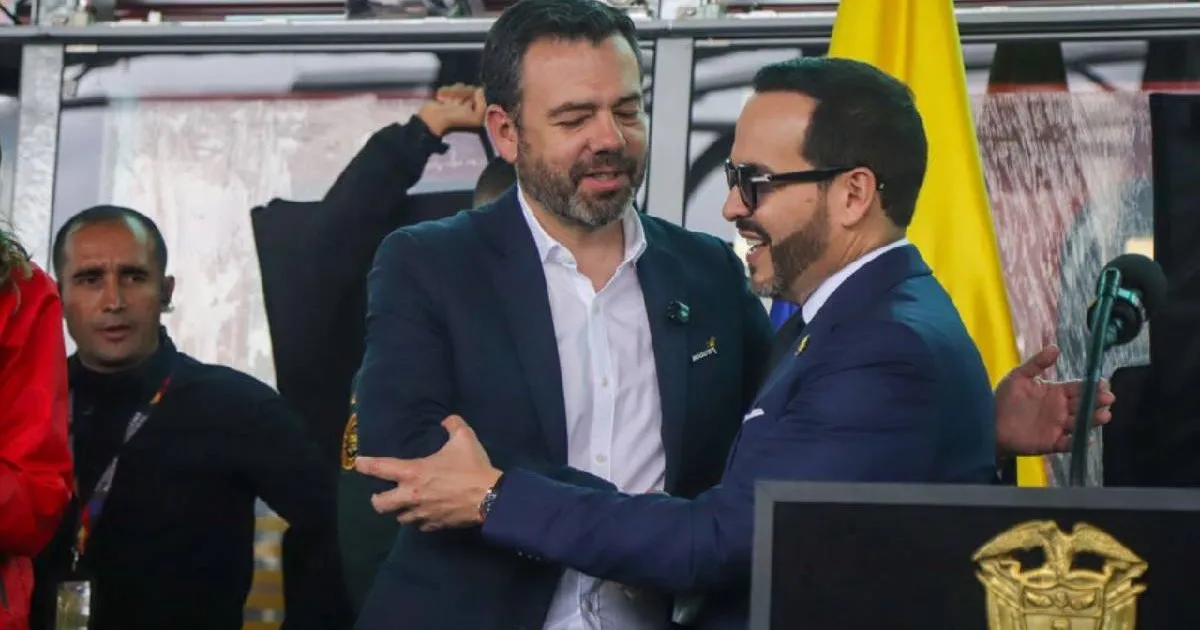 Galán y Abelardo de la Espriella recorren juntos las obras del Metro de Bogotá