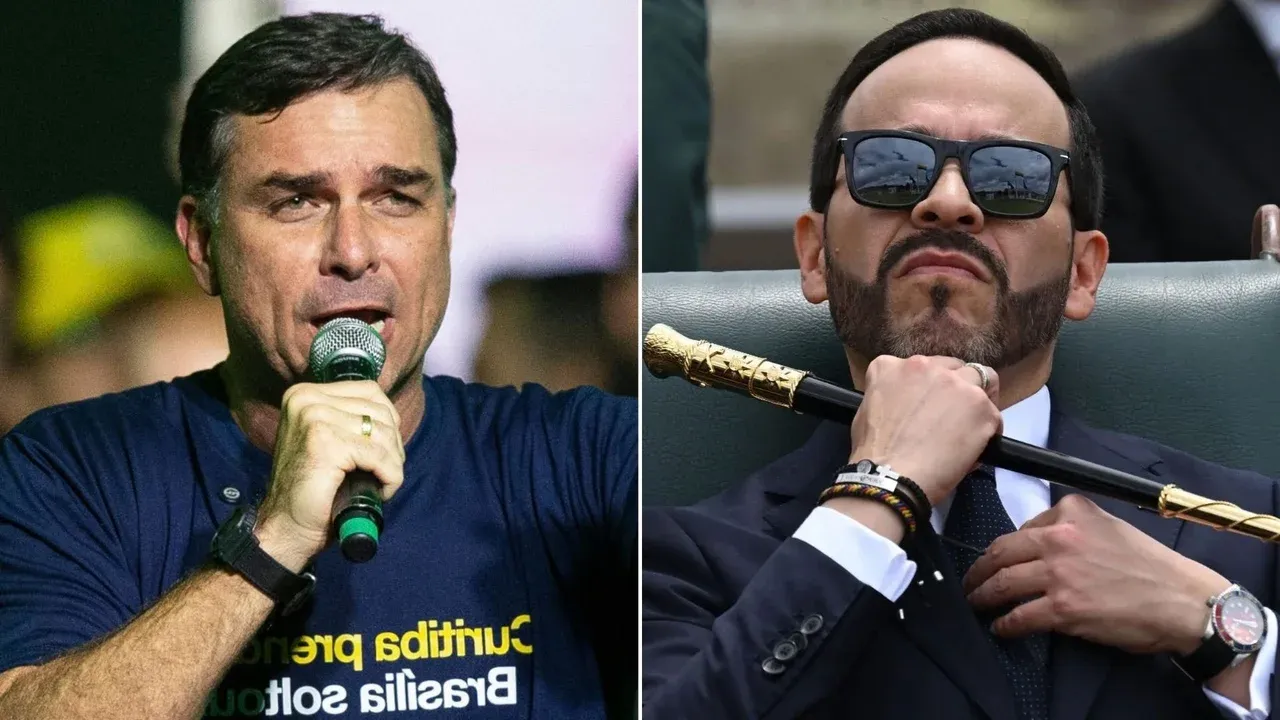 Flávio Bolsonaro pidió a Abelardo de la Espriella coordinarse de cara al balotaje en Brasil