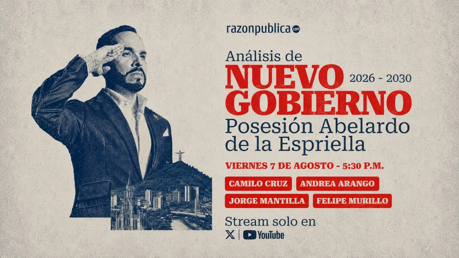 La posesión de Abelardo de la Espriella como programa de gobierno