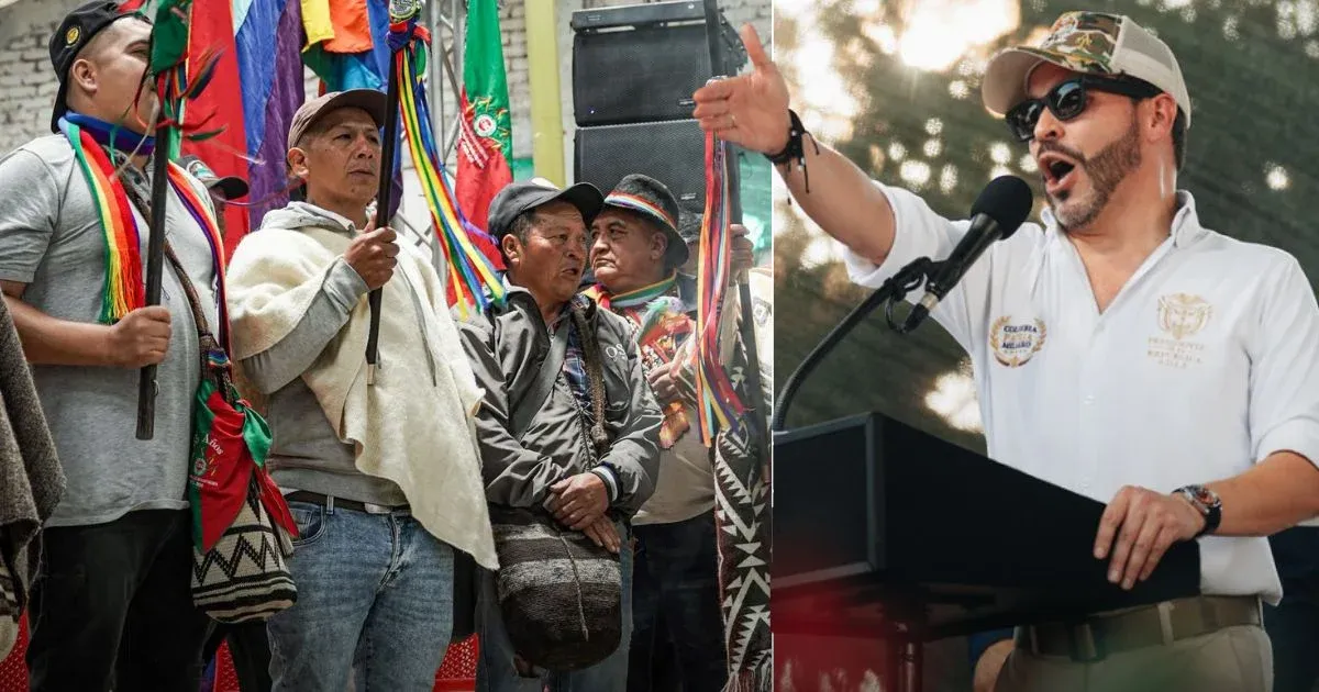 El CRIC y la ONIC dejaron plantado al presidente De la Espriella en Barranquilla