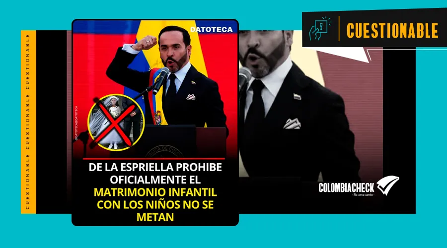 La ley que prohíbe el matrimonio infantil en Colombia fue sancionada en el gobierno Petro, no en el de De la Espriella