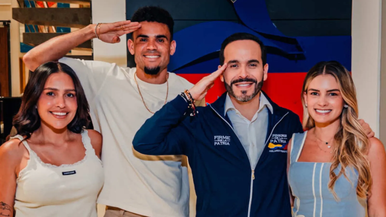 Luis Díaz visitó al presidente electo Abelardo de la Espriella en su residencia
